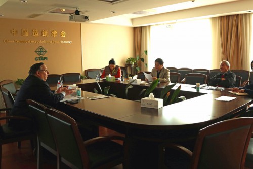 美國廢品91小黄片小视频工業協會到訪中國造紙學會